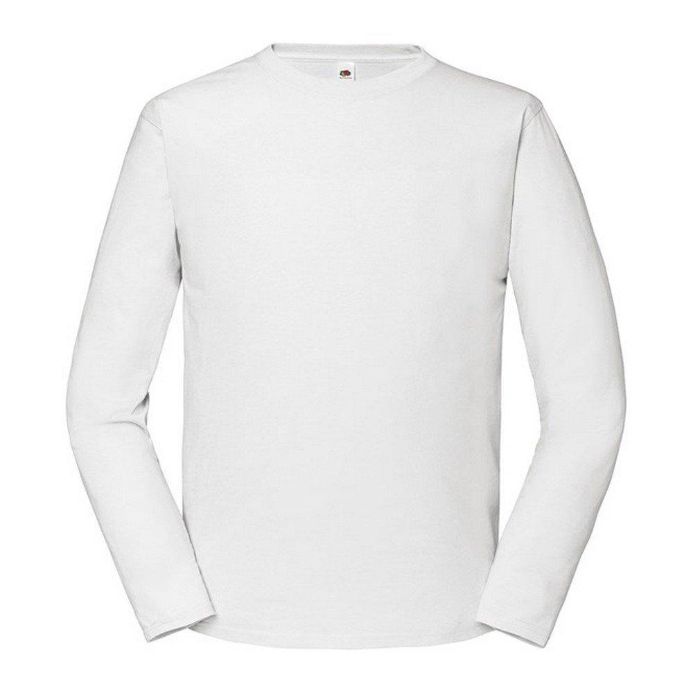 Iconic Premium Tshirt Langärmlig Herren Weiss XL von Fruit of the Loom