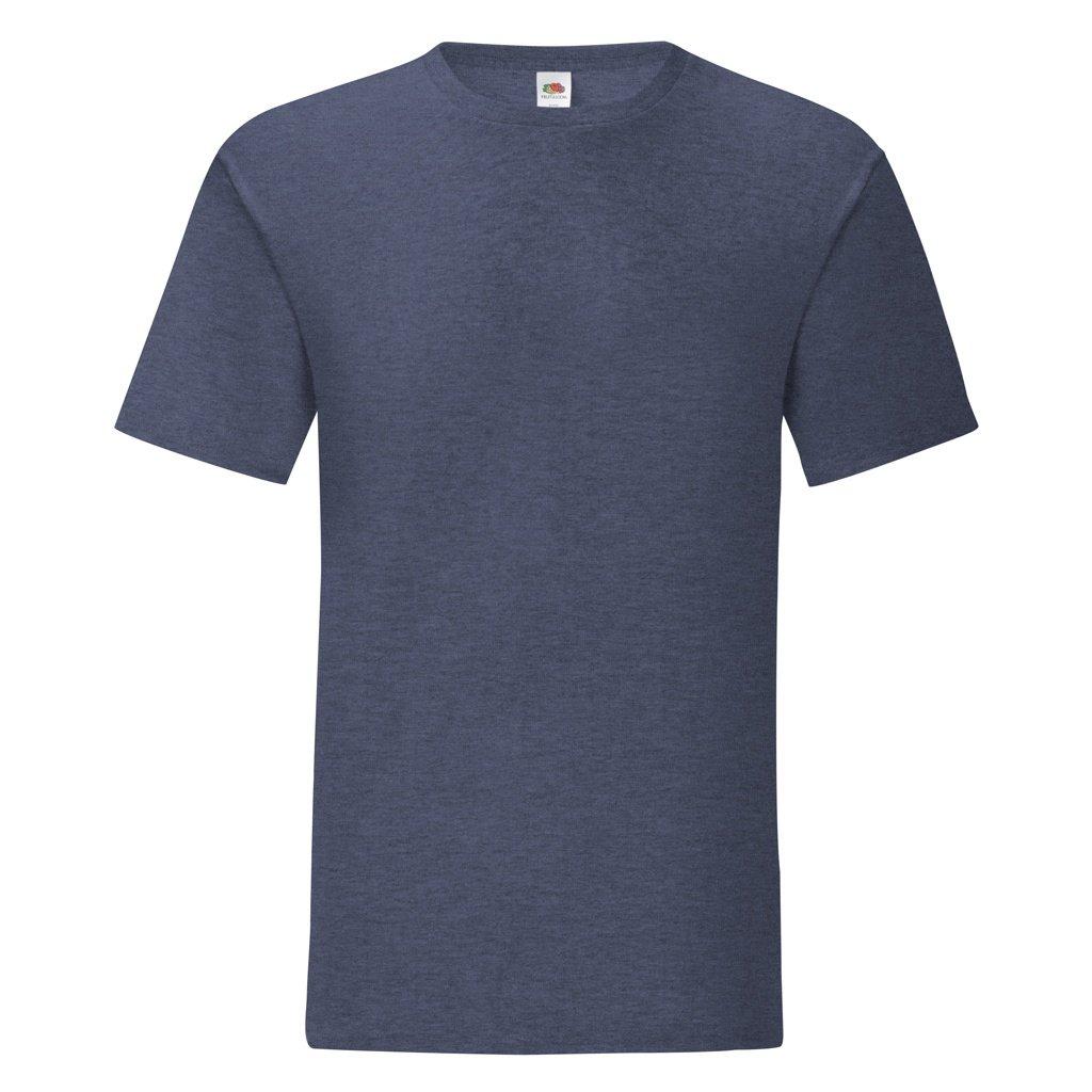 Iconic T-shirt (packung Mit 5) Herren Marine 3XL von Fruit of the Loom