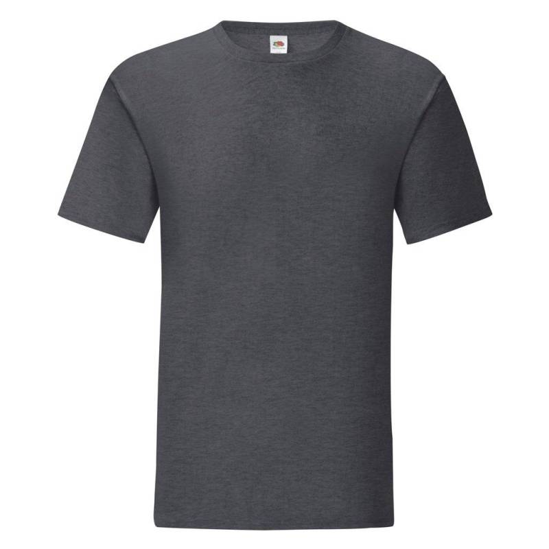 Iconic T-shirt (packung Mit 5) Herren Taubengrau 3XL von Fruit of the Loom