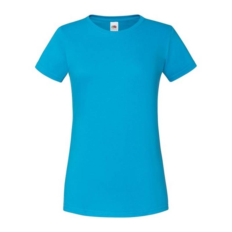 Iconic Tshirt Damen Blau XXL von Fruit of the Loom