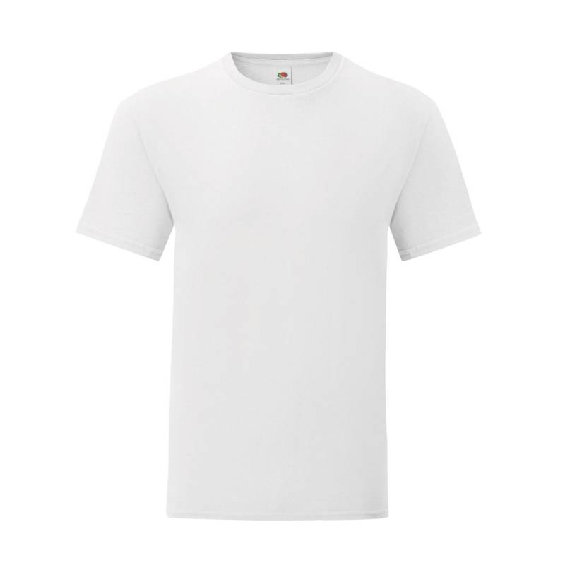 Iconic Tshirt Herren Weiss XL von Fruit of the Loom