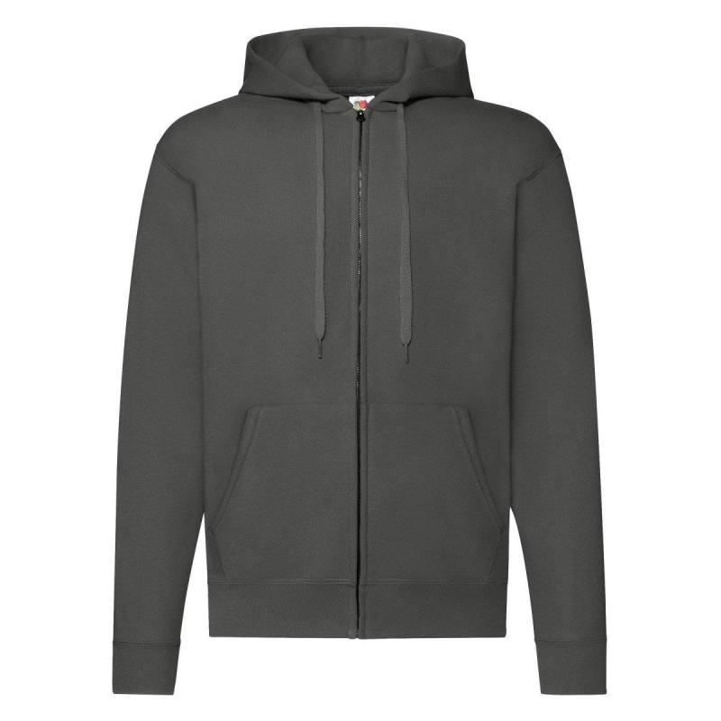 Kapuzenjacke Herren Taubengrau XXL von Fruit of the Loom