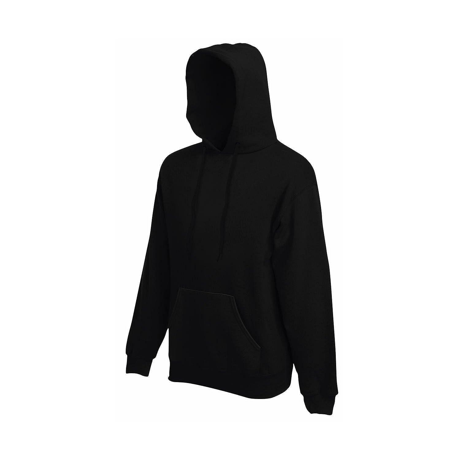 Kapuzenpullover Herren Schwarz L von Fruit of the Loom