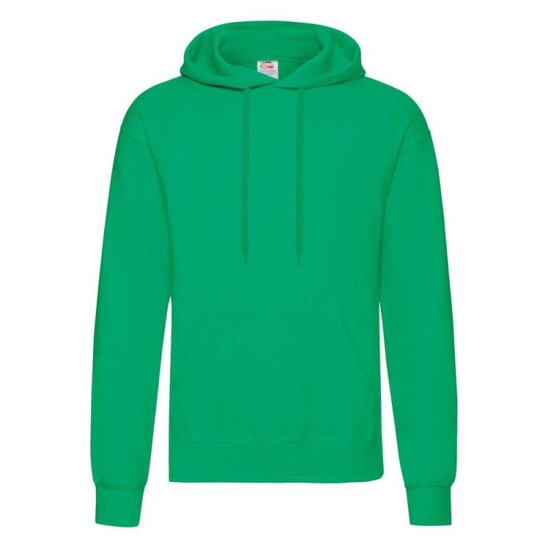 Kapuzenpullover Hoodie Kapuzensweater Herren Grün XXL von Fruit of the Loom