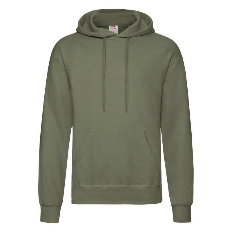 Kapuzenpullover Hoodie Kapuzensweater Herren Olivegrün 3XL von Fruit of the Loom