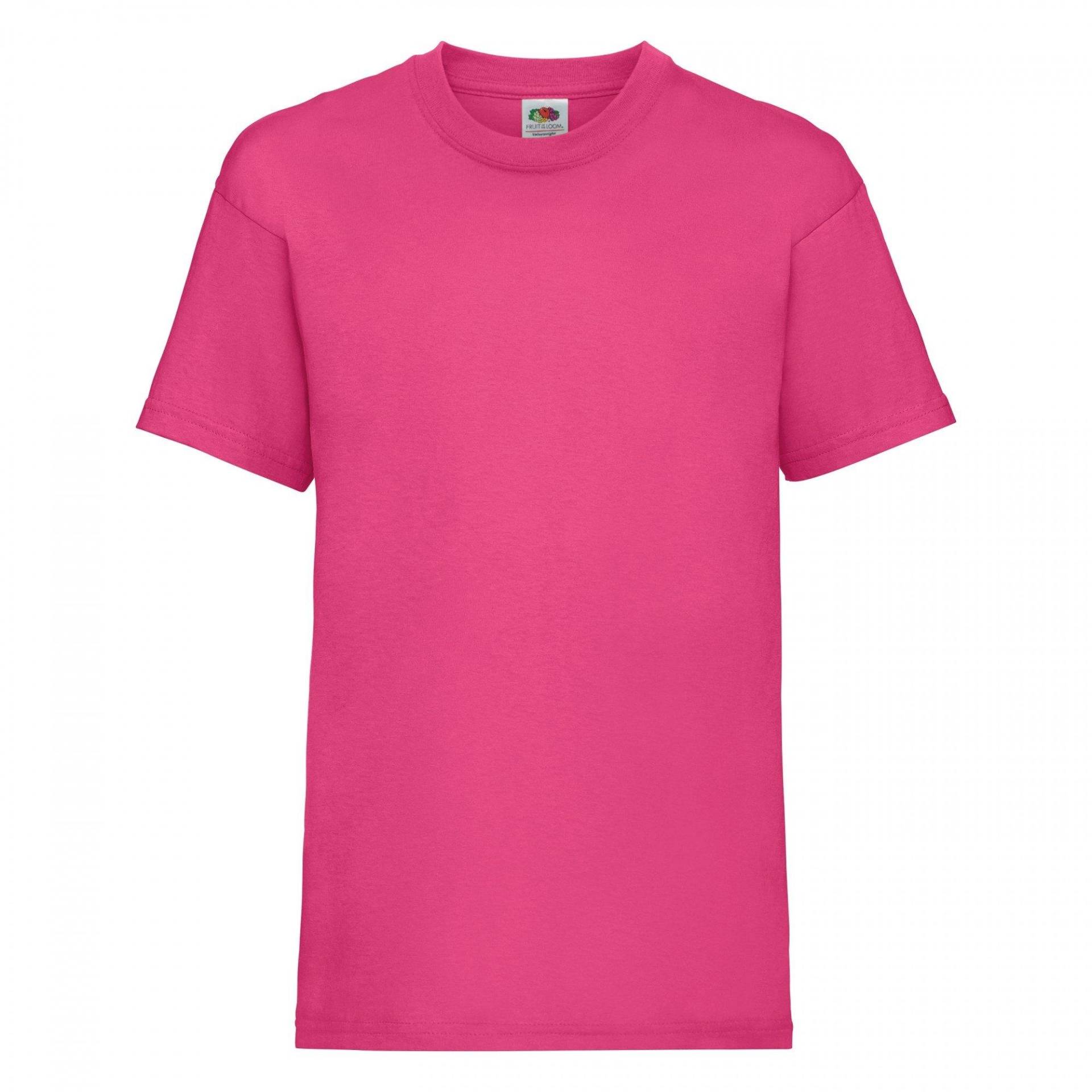 Tshirt, Kurzärmlig (2 Stückpackung) Jungen Fuchsia 116 von Fruit of the Loom