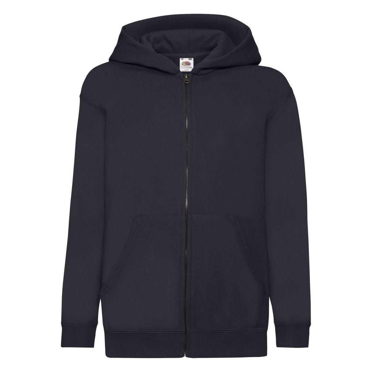 Kapuzenjacke Jungen Marine 116 von Fruit of the Loom