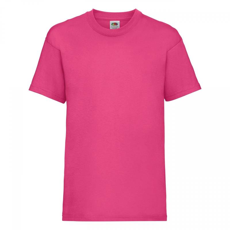 Tshirt, Kurzärmlig (2 Stückpackung) Jungen Fuchsia 128 von Fruit of the Loom