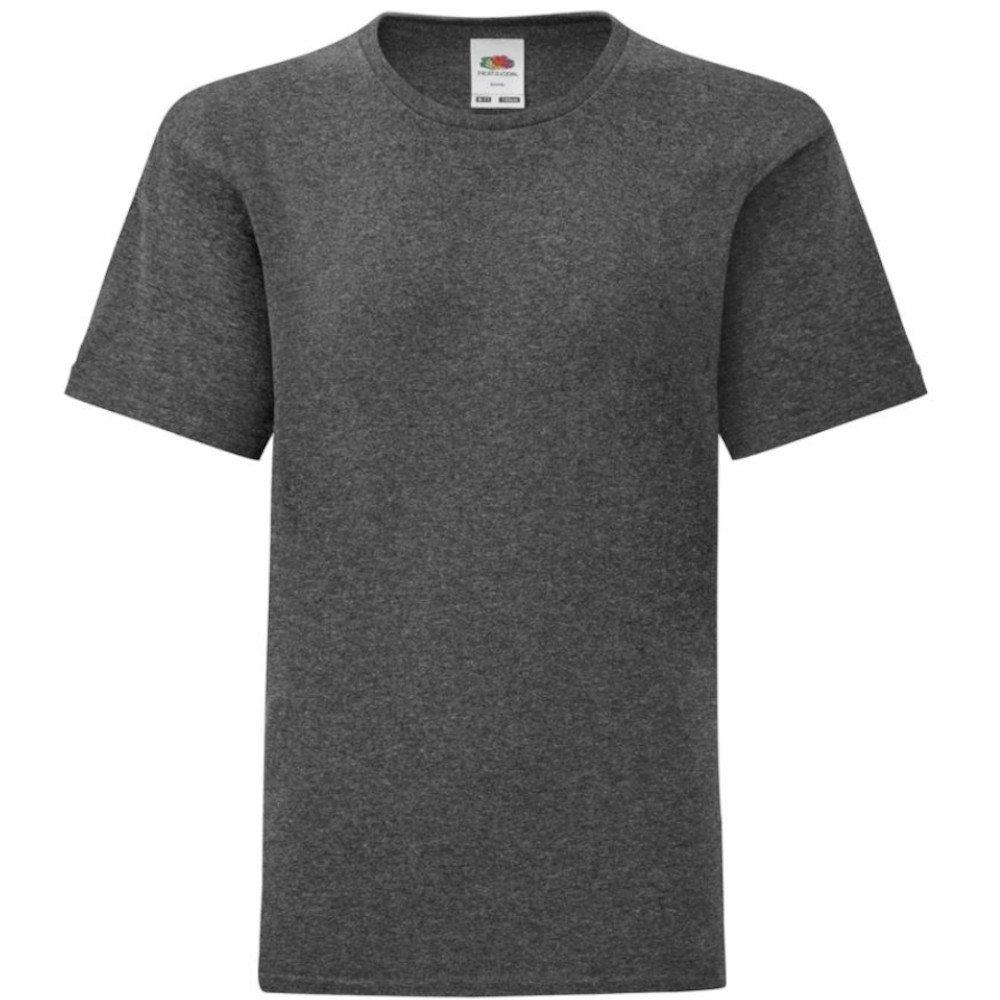 Iconic Tshirt Jungen Taubengrau 140 von Fruit of the Loom