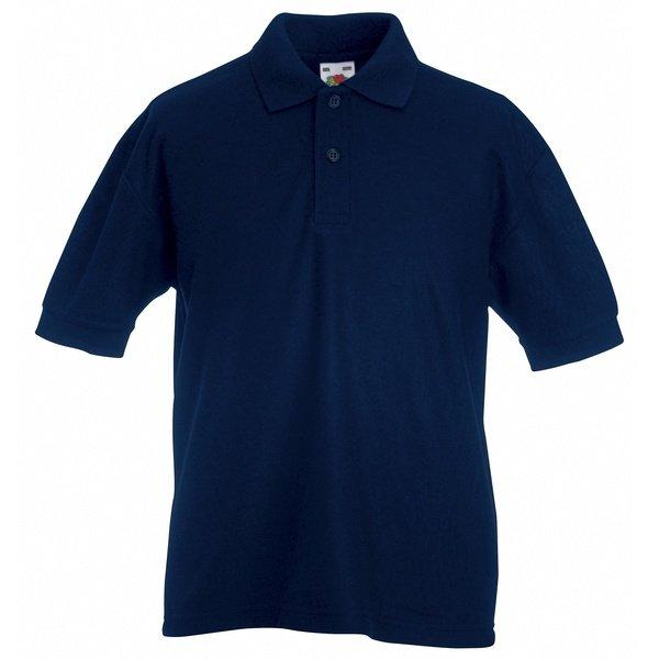 Fruit of the Loom - Polo Shirt, 152, Marine von Fruit of the Loom