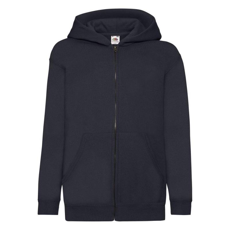 Kapuzenjacke Jungen Marine 152 von Fruit of the Loom