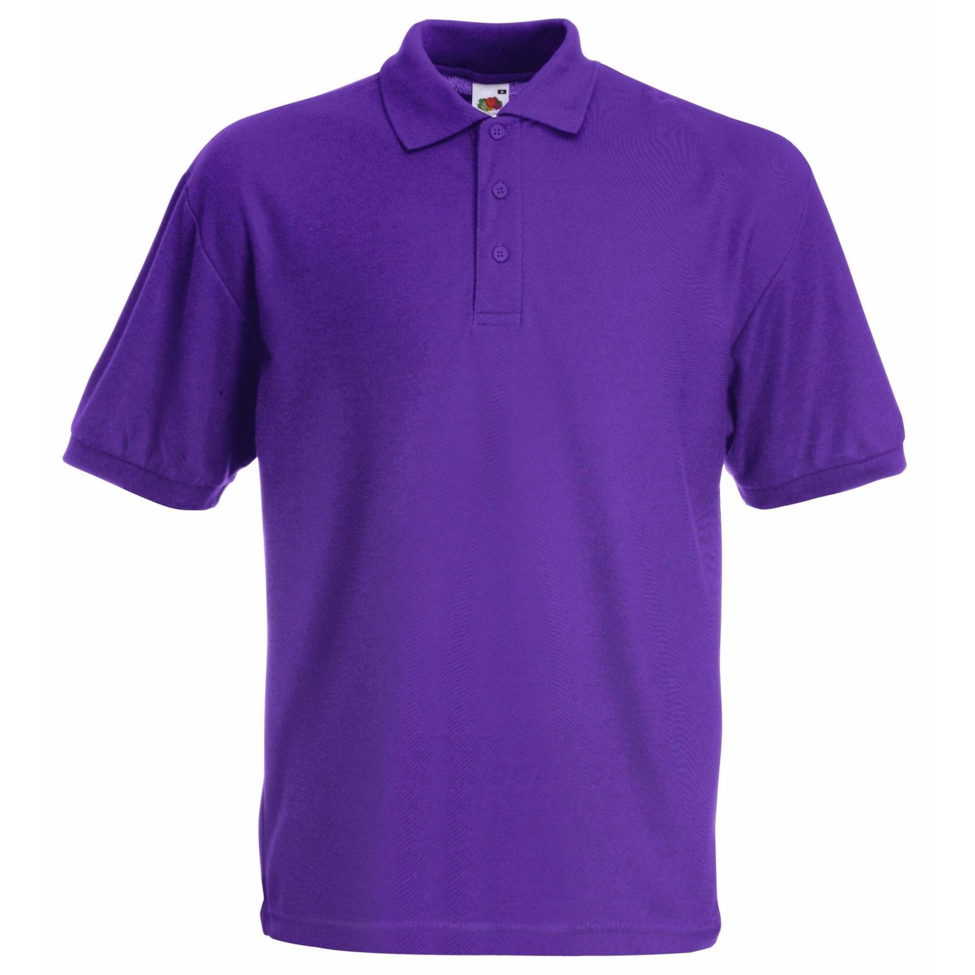 Polo Shirt, Kurzarm Jungen Lila 164 von Fruit of the Loom