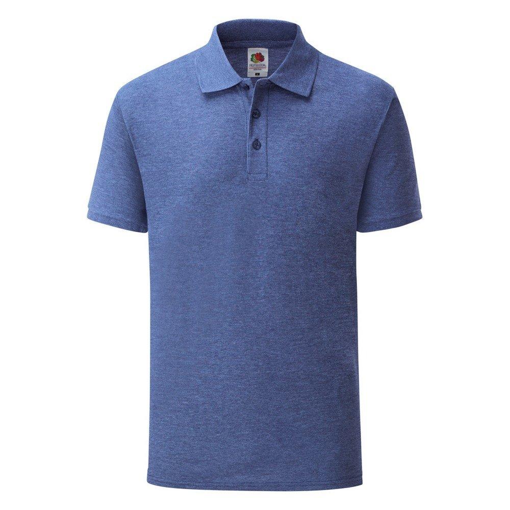 Piqué Poloshirt, Kurzarm Herren Königsblau 3XL von Fruit of the Loom