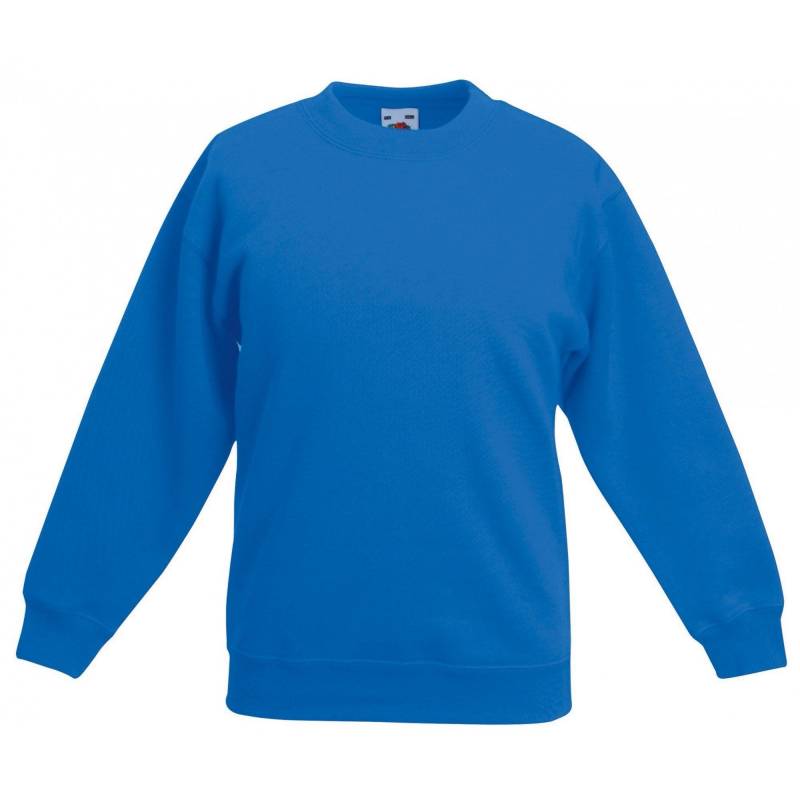 Fruit of the Loom - Pullover Premium 7030, 5-6A, Königsblau von Fruit of the Loom