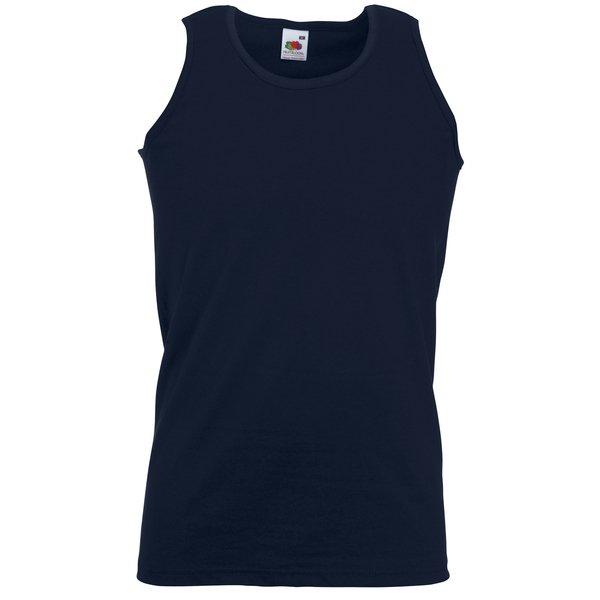 Sportlich Weste Tank Top Herren Marine L von Fruit of the Loom