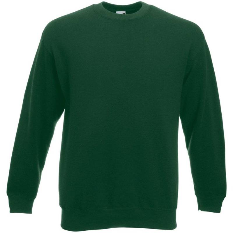 Belcoro® Garn Pullover Herren Grün L von Fruit of the Loom