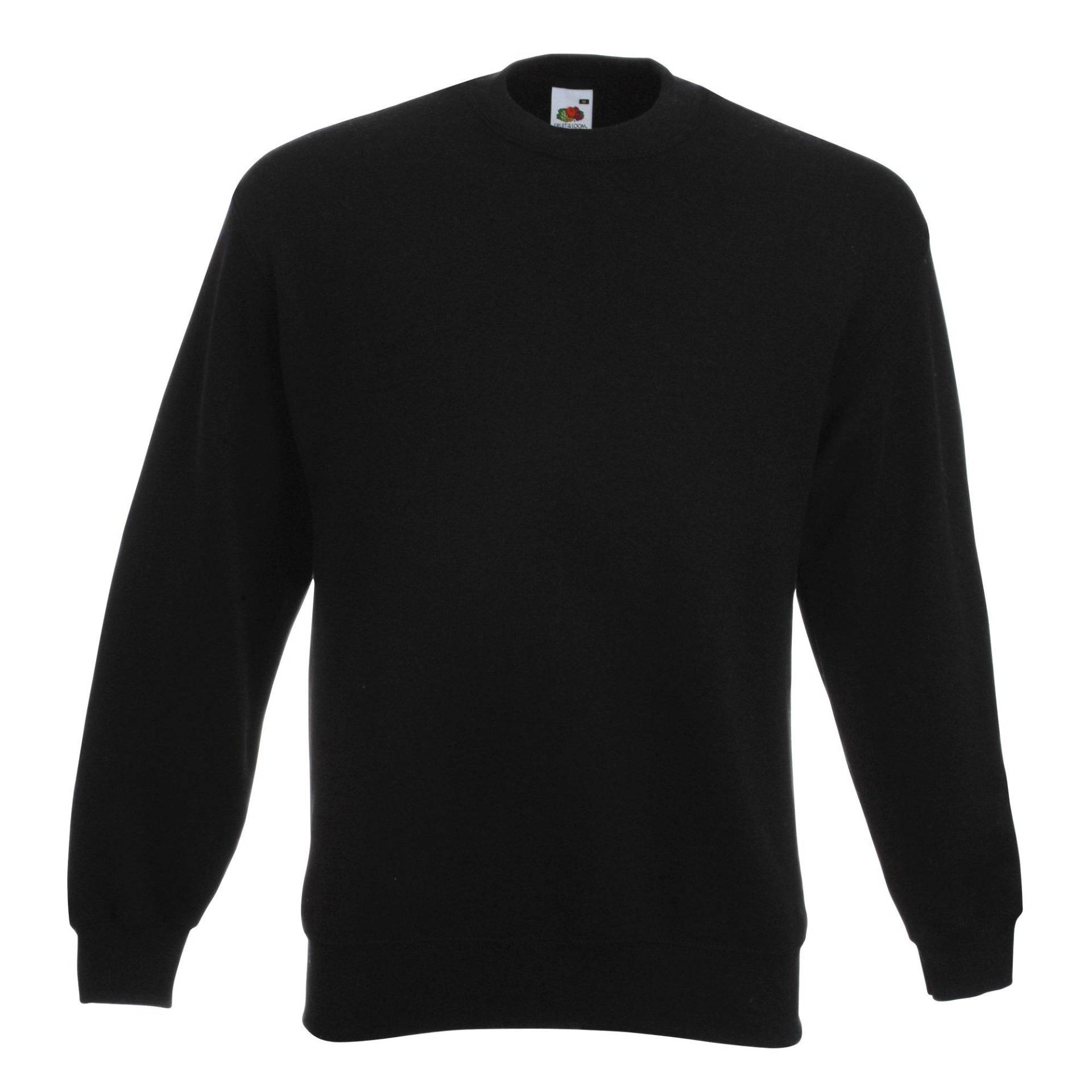 Premium 7030 Sweatshirt, Rundhalsausschnitt Damen Schwarz L von Fruit of the Loom