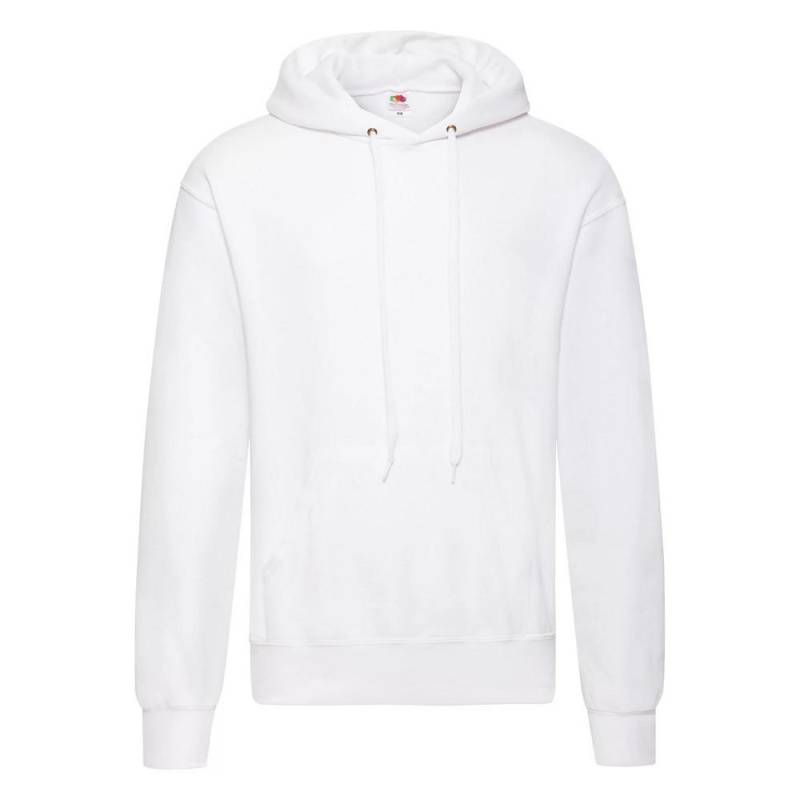 Kapuzenpullover Hoodie Kapuzensweater Herren Weiss L von Fruit of the Loom