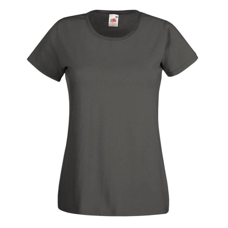 Ladyfit Tshirt (5 Stückpackung) Damen Taubengrau M von Fruit of the Loom