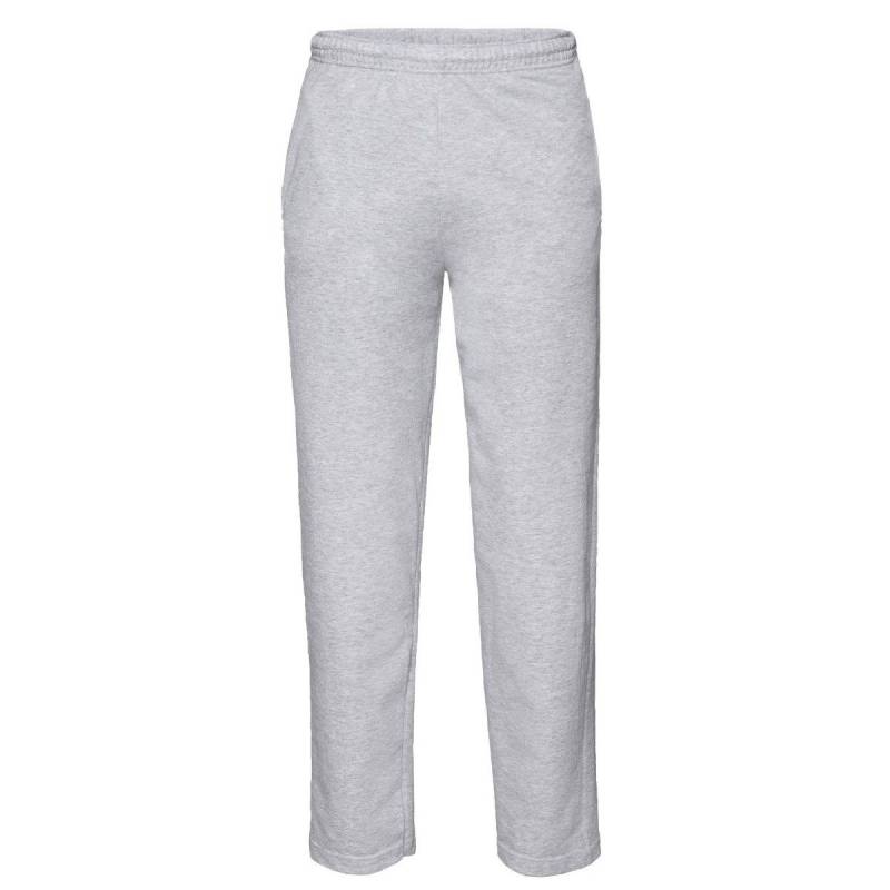 Jogginghose, Leicht Herren Grau S von Fruit of the Loom