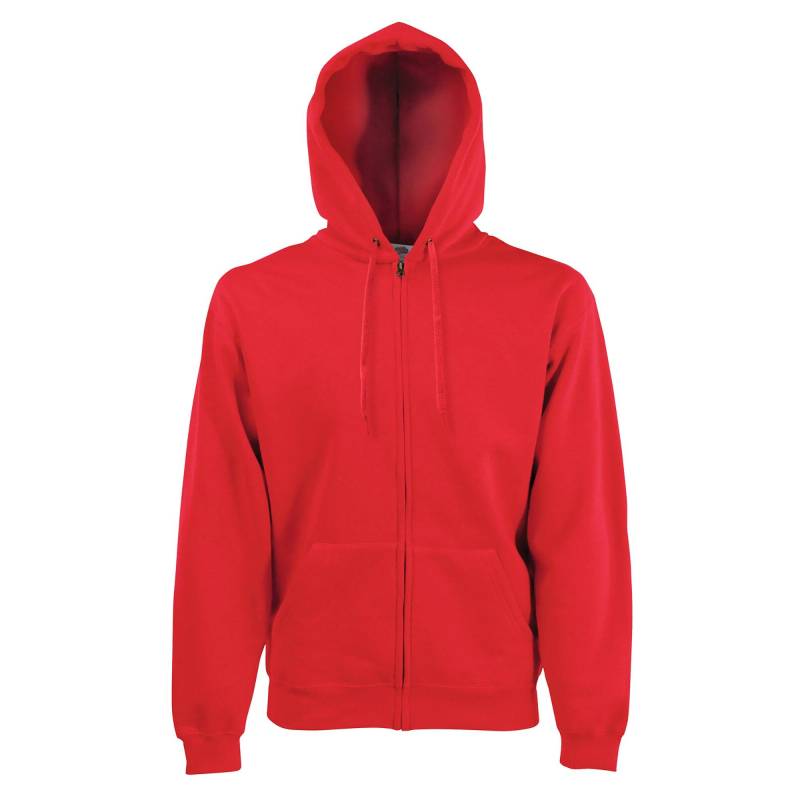 Premium Kapuzenpullover Herren Rot Bunt XL von Fruit of the Loom