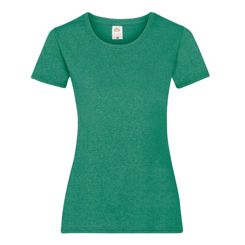 Ladyfit Tshirt (5 Stückpackung) Damen Grün XS von Fruit of the Loom