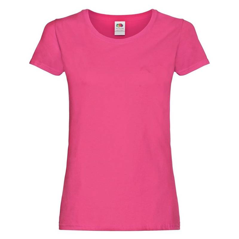 T-shirt Damen Fuchsia XS von Fruit of the Loom