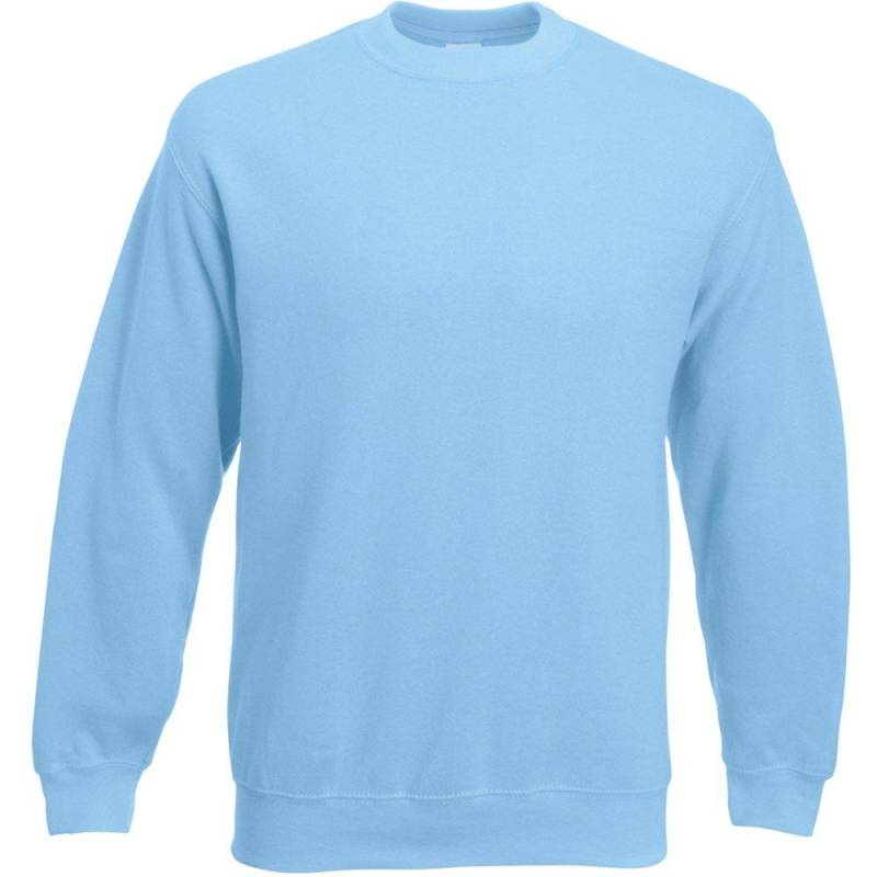 Belcoro® Garn Pullover Herren Himmelblau XXL von Fruit of the Loom