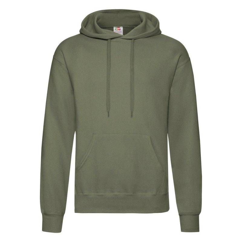 Kapuzenpullover Herren Olivegrün XXL von Fruit of the Loom