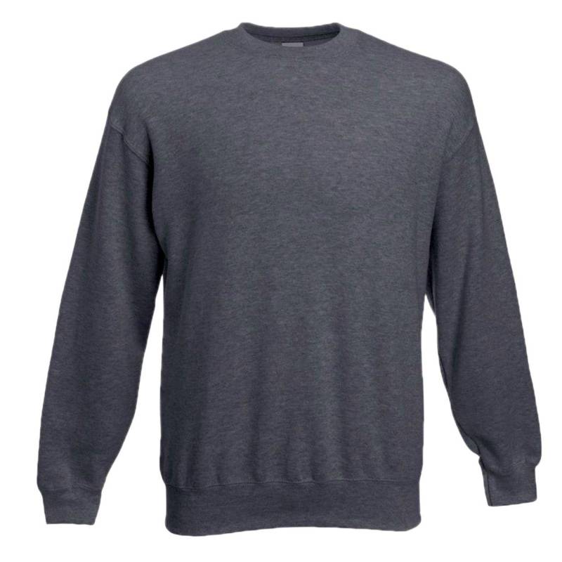 Fruit of the Loom - Classic Sweatshirt, für Herren, Taubengrau, Größe XXL von Fruit of the Loom