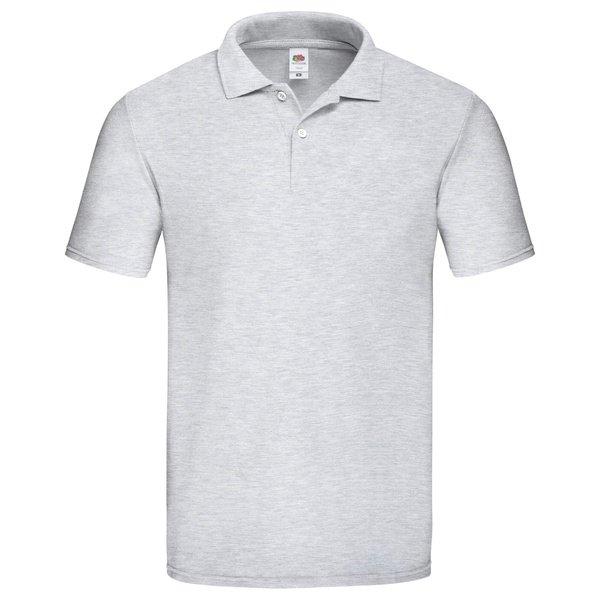 Original Poloshirt Herren Grau XL von Fruit of the Loom