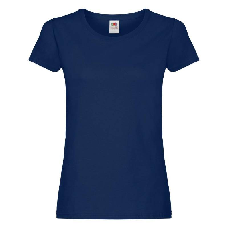 Original Tshirt Damen Marine XS von Fruit of the Loom