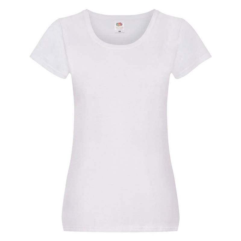 Original Tshirt Damen Weiss 40 von Fruit of the Loom