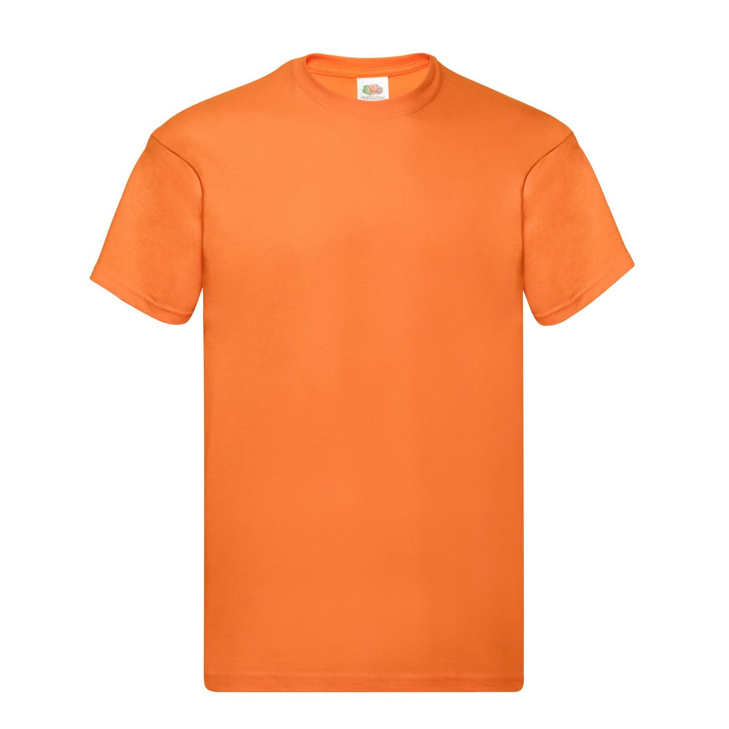 Original Tshirt Herren Orange S von Fruit of the Loom
