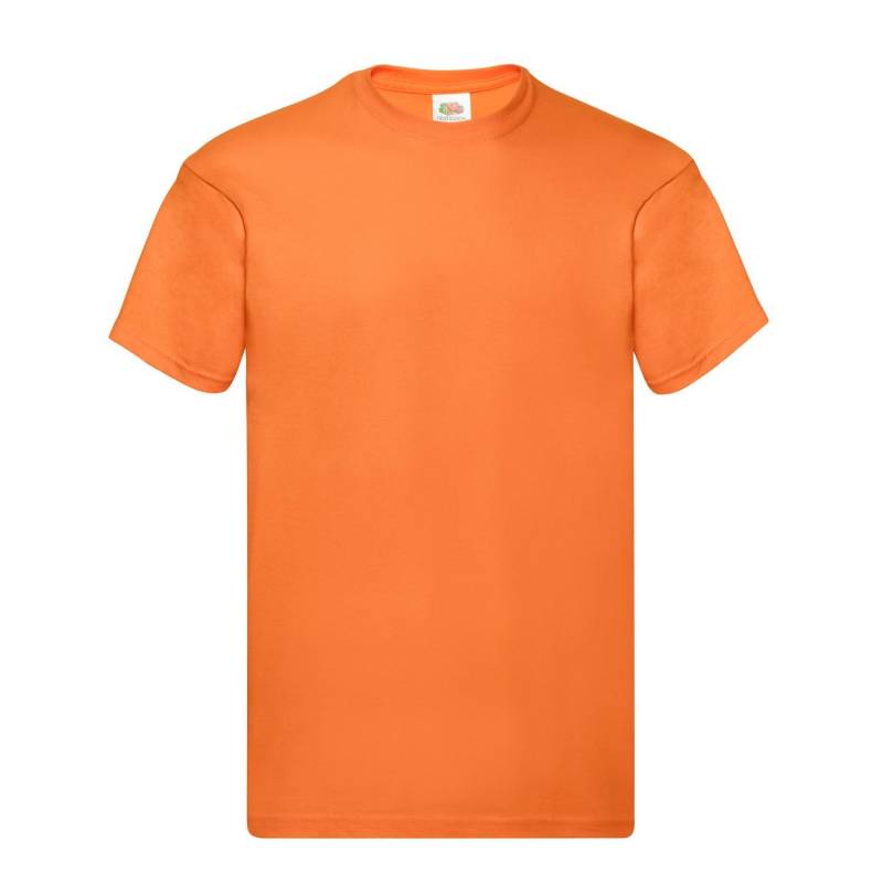 Fruit of the Loom - Original TShirt, für Herren, Orange, Größe S von Fruit of the Loom