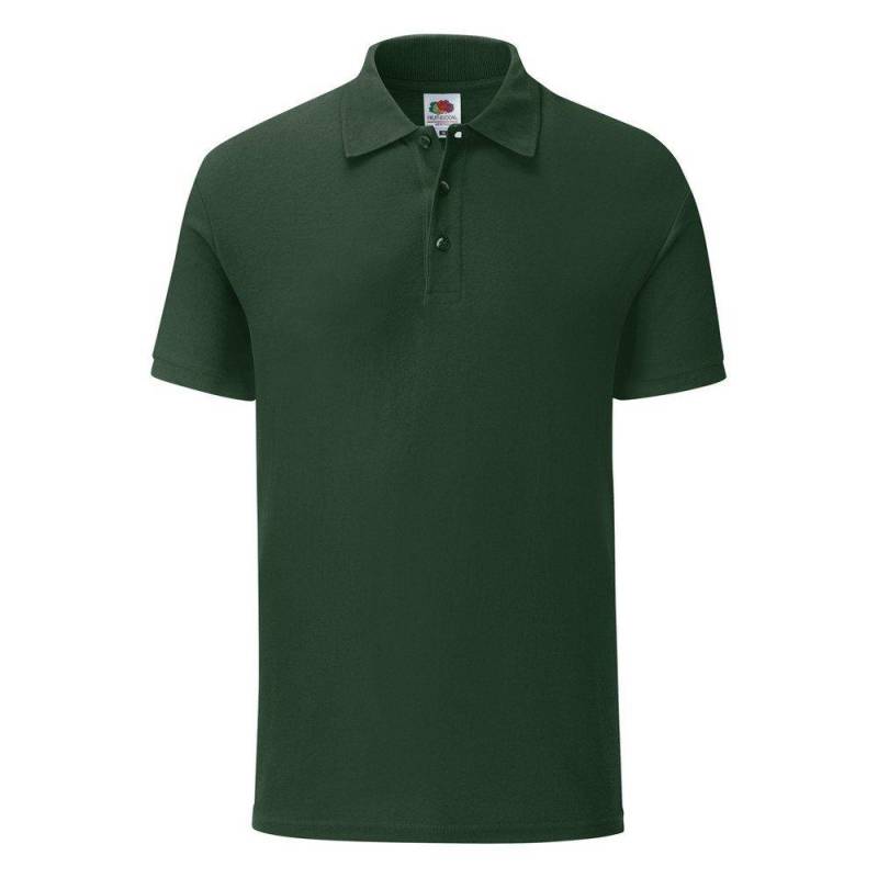 Piqu Polo Shirt Herren Grün 3XL von Fruit of the Loom