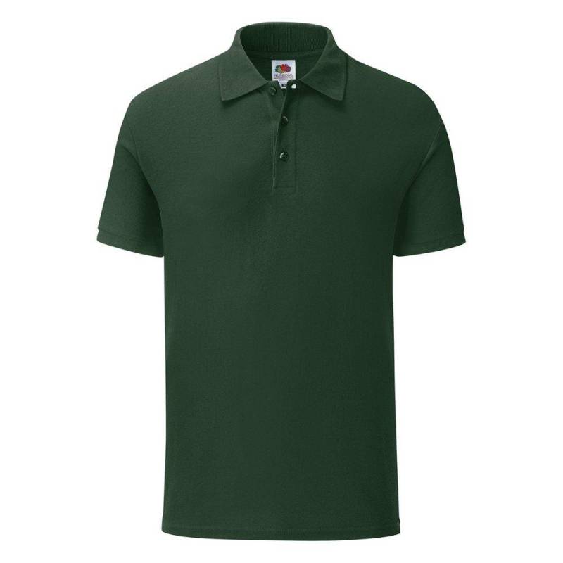 Piqu Polo Shirt Herren Grün XL von Fruit of the Loom