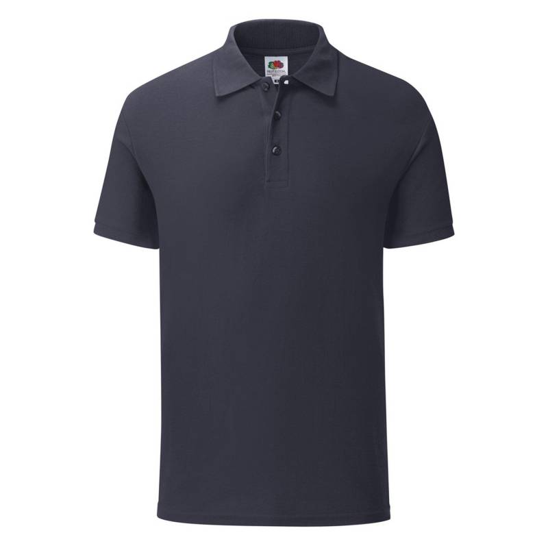 Piqu Polo Shirt Herren Marine M von Fruit of the Loom