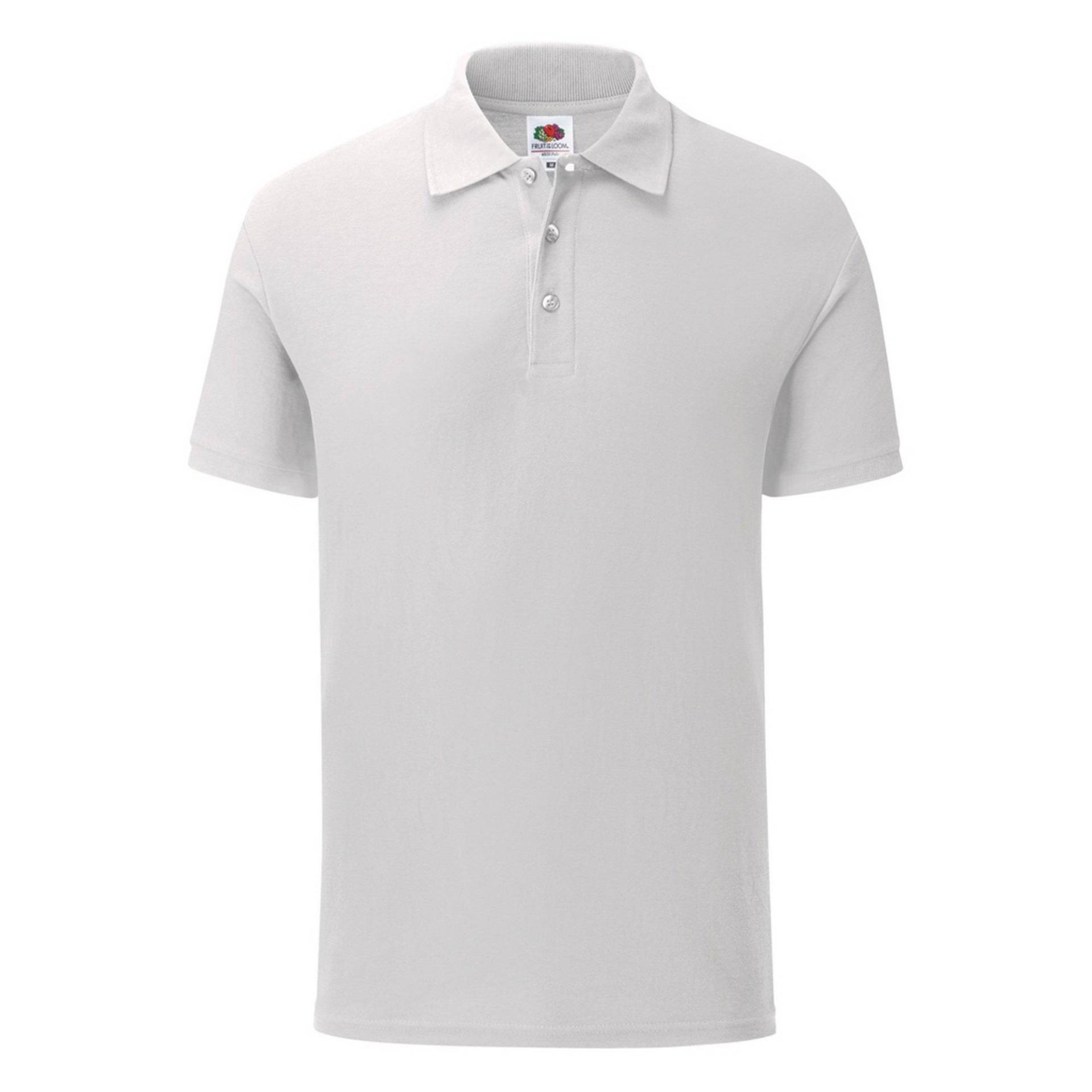 Polo Shirt Herren Weiss 3XL von Fruit of the Loom