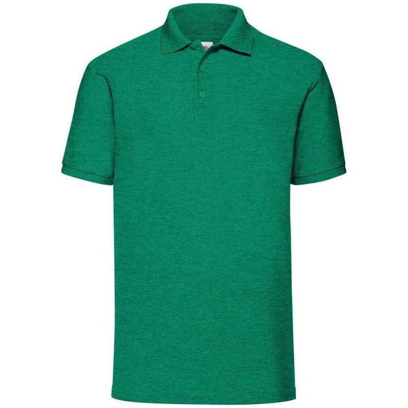 Poloshirt Herren Grün M von Fruit of the Loom