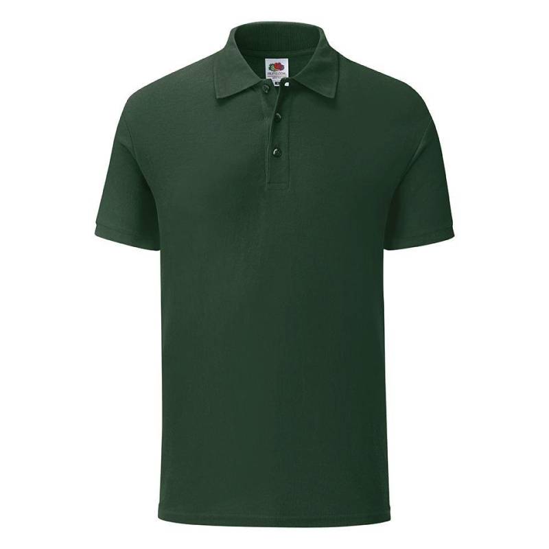 Poloshirt Herren Grün S von Fruit of the Loom