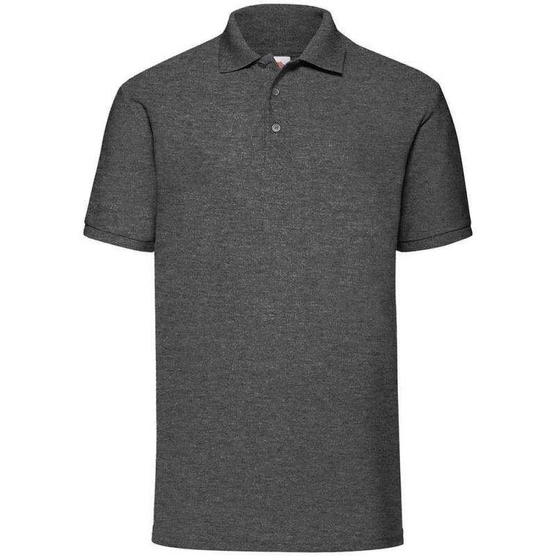 Poloshirt Herren Taubengrau L von Fruit of the Loom