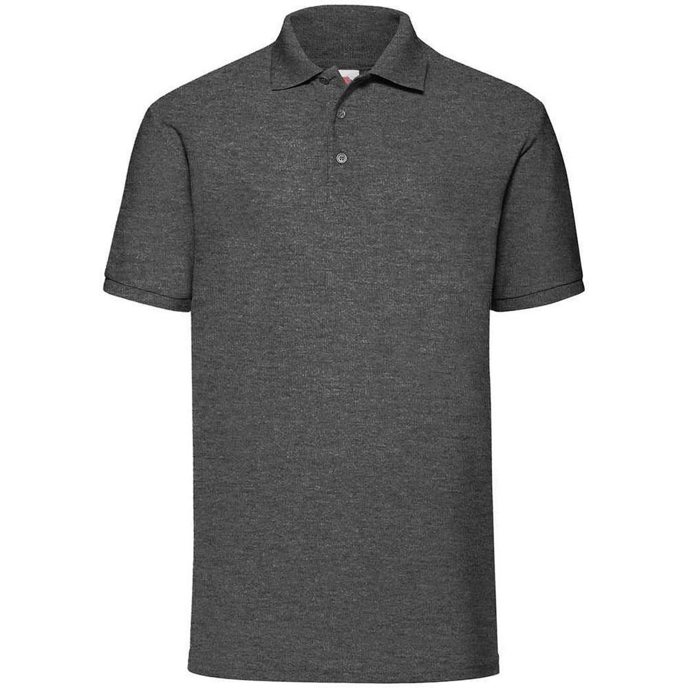 Poloshirt Herren Taubengrau XXL von Fruit of the Loom