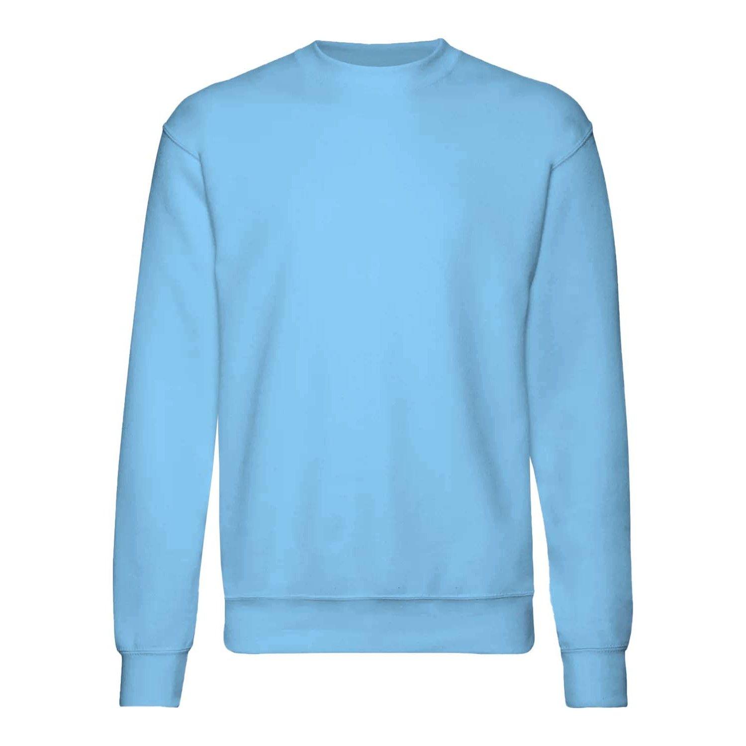 Fruit of the Loom - Premium 7030 Sweatshirt (2er Pack), 14/15A, Himmelblau von Fruit of the Loom