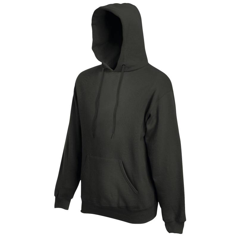 Premium Kapuzenpullover Herren Charcoal Black XL von Fruit of the Loom