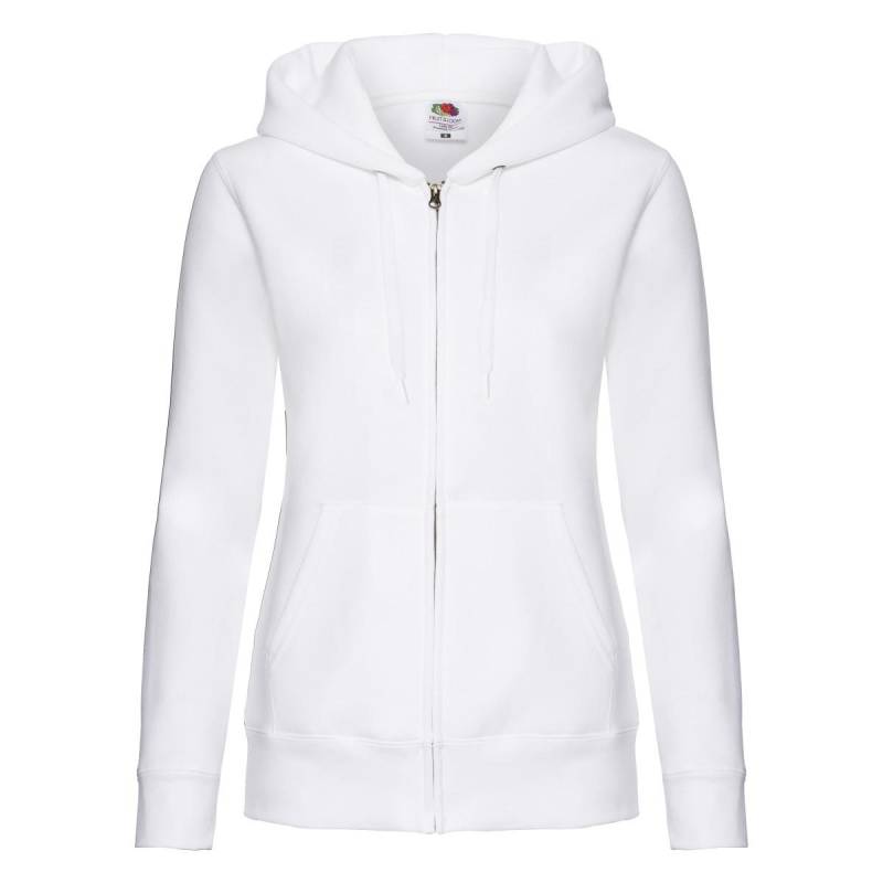 Premium Kapuzenpullover Mit Kapuze Damen Weiss M von Fruit of the Loom