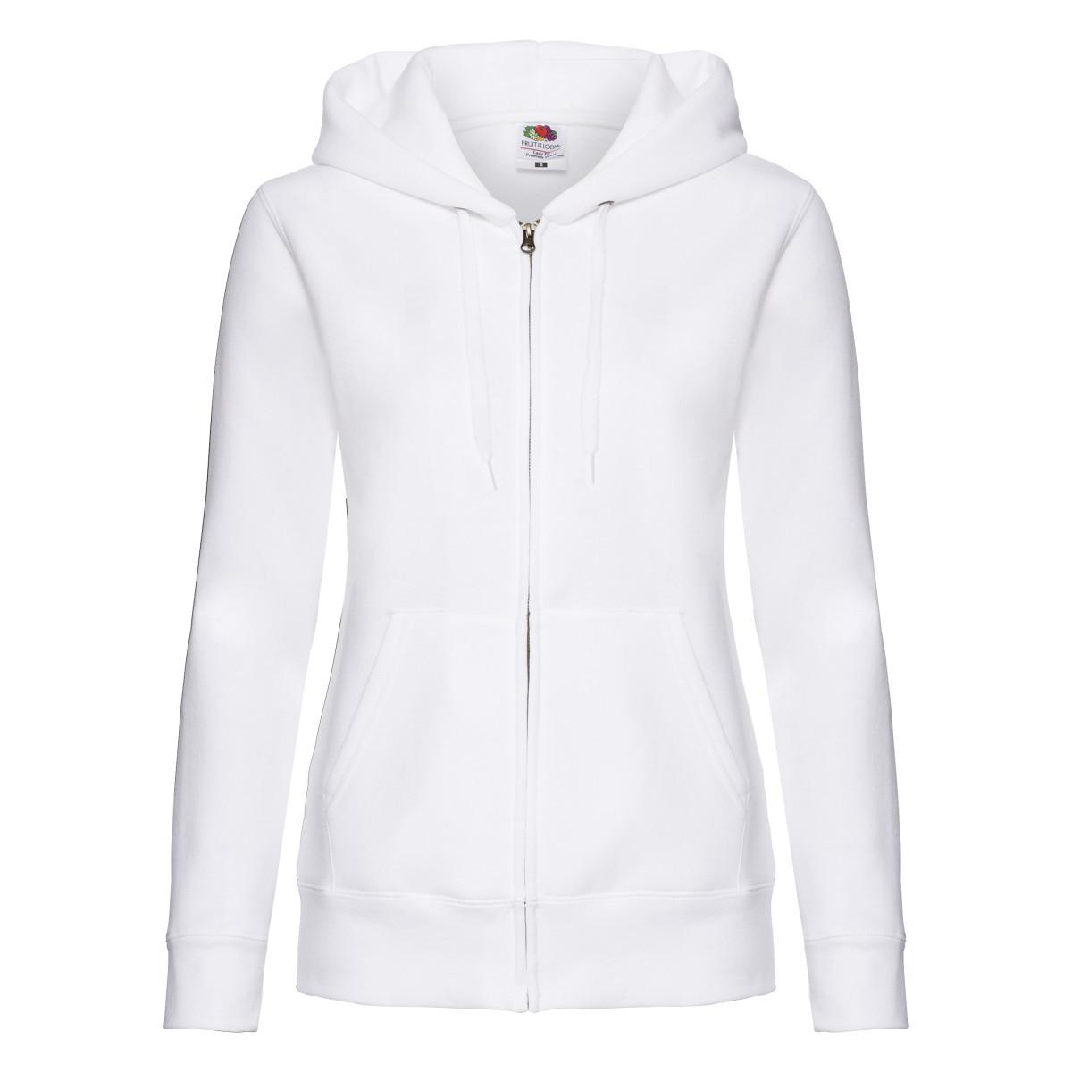 Premium Kapuzenpullover Mit Kapuze Damen Weiss XS von Fruit of the Loom