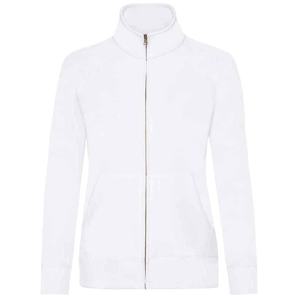 Premium Sweatshirt Damen Weiss XS von Fruit of the Loom