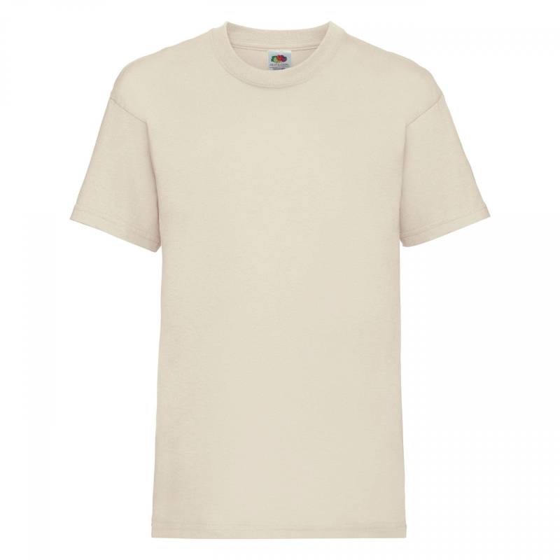 Tshirt, Kurzärmlig Jungen Beige 104 von Fruit of the Loom