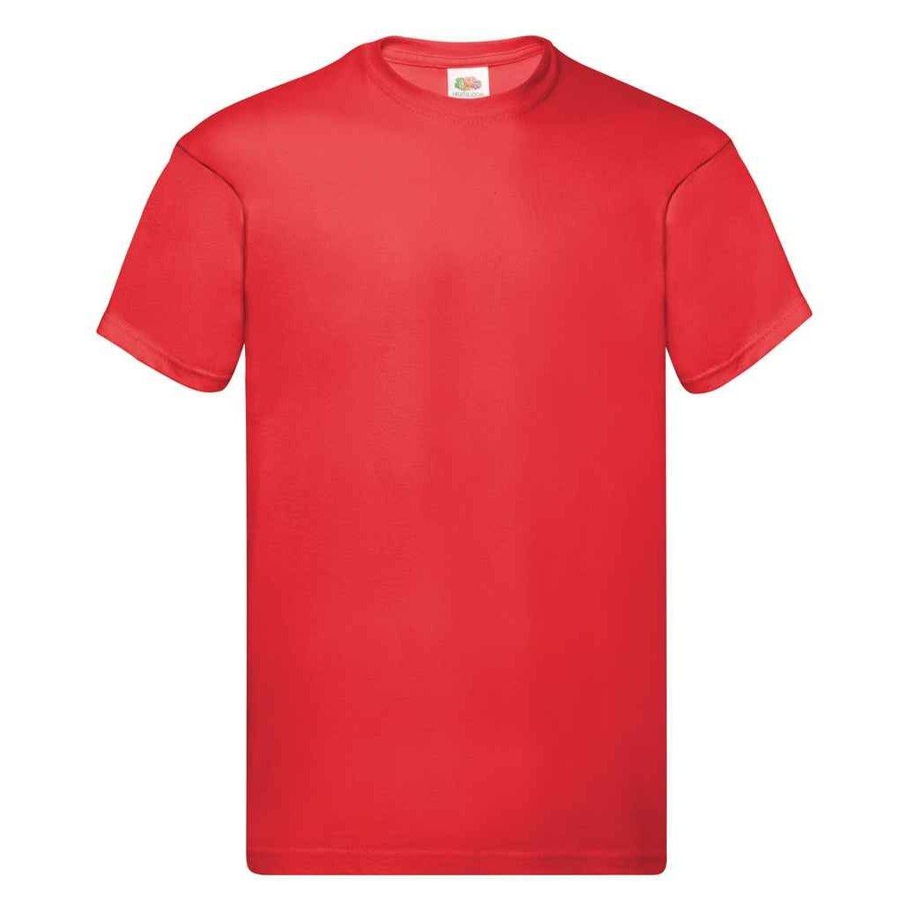 Screen Stars Original Tshirt, Kurzarm Herren Rot Bunt L von Fruit of the Loom